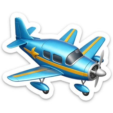 small size plane old town sticker