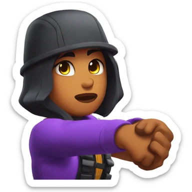 brawl stars shelly kiss colt sticker