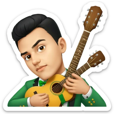 Leprechaun Guitarist sticker