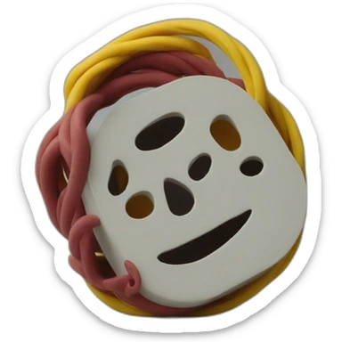 Plasticine 35mm film coil sticker