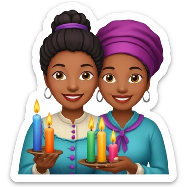 Candle Maker black woman sticker