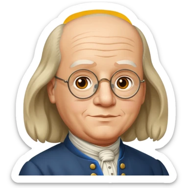 Benjamin Franklin sticker