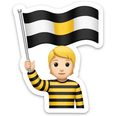 the breton flag sticker