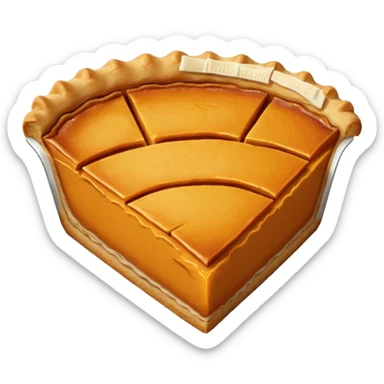 pumpkin pie sticker