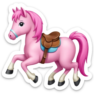 pink pony club sticker