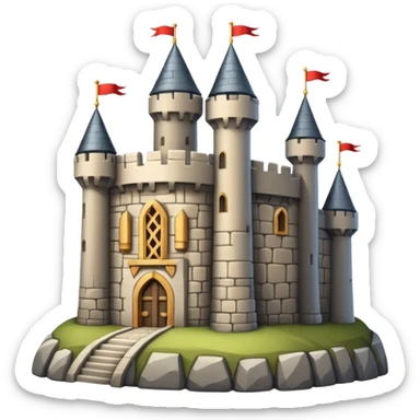 Un castello sticker