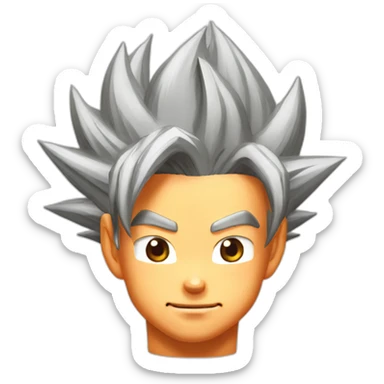 Goku from dragon ball z sticker