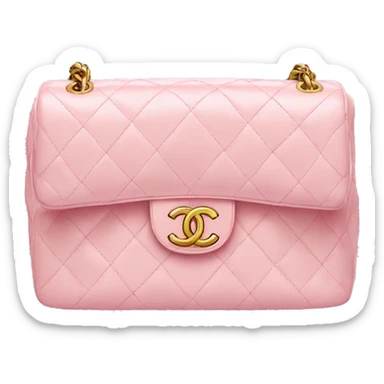 Light pink Chanel bag sticker