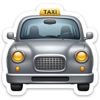 grey taxi sticker