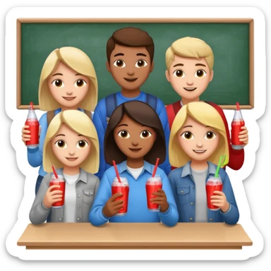 imagen sobre prevención del alcohol en adolescentes de 16 años sticker