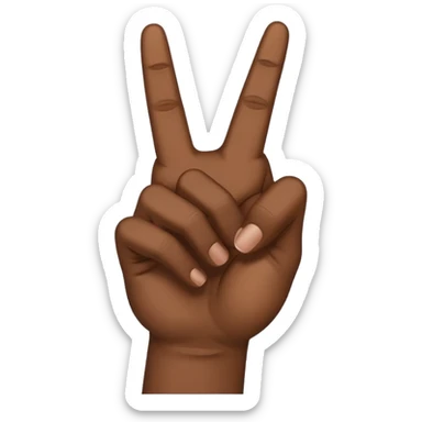 Arab middle finger emoji sticker