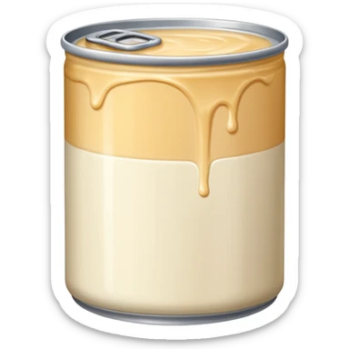 condensed milk sticker