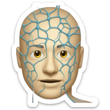 neural network man sticker
