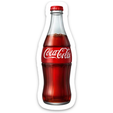 Coke bottle sticker
