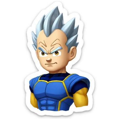Vegeta from dragon ball sticker