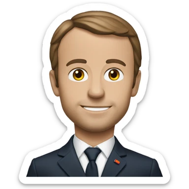 Macron dehors  sticker