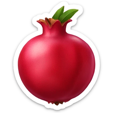 pomegranate emoji sticker