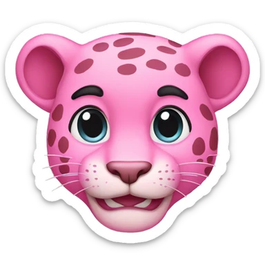 Pink panther cartoon  sticker
