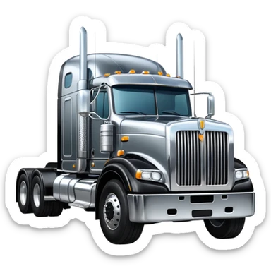 18 wheeler truck sticker
