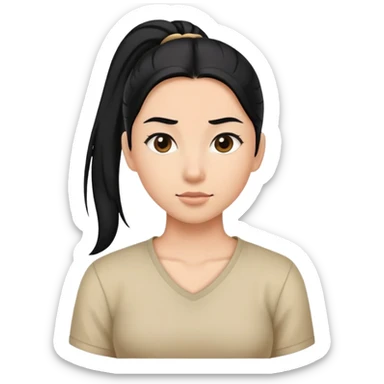 Peli negra con ponny sticker