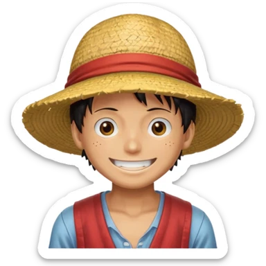Luffy strawhat sticker