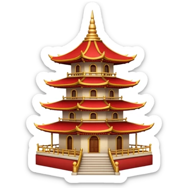 Pagoda sticker