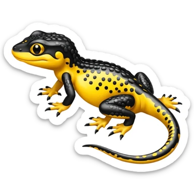 Salamandra salamandra sticker