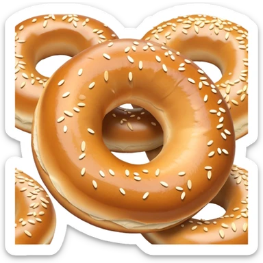 Bagel sticker