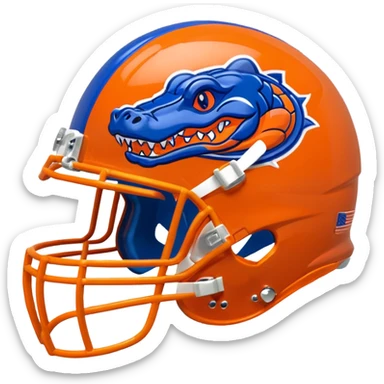 Florida gators helmet sticker