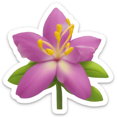 dok champa flower sticker