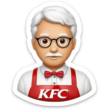 Kfc logo sticker