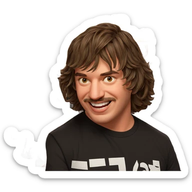 boys sharing a smile sticker