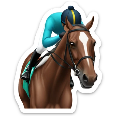 Racehorse sticker