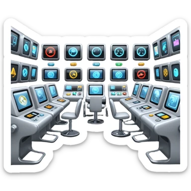 Time Travel Lab a full room sticker