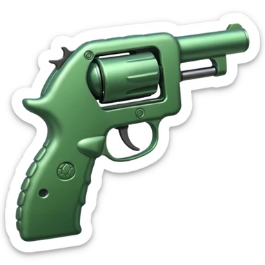turtle gun ￼ sticker