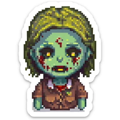 female zombie emoji sticker