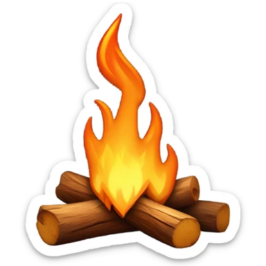 Bonfire emoji  sticker