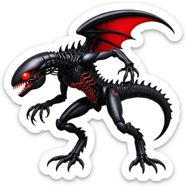 Venom-Xenomorph-Darkrai-Genesect-fusion  sticker
