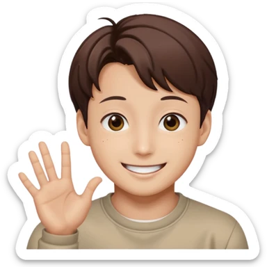 emoji of junkook sticker