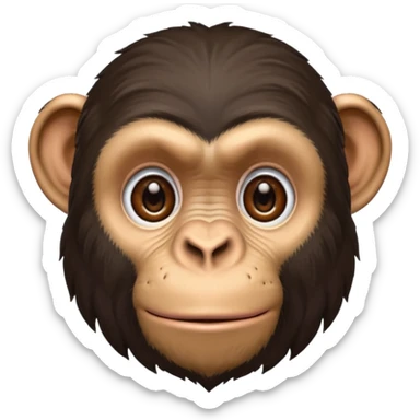 Chimpanzee sticker