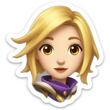 lux from league of legends sticker
