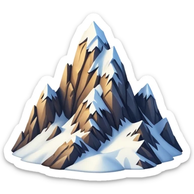 Seductive mountain sticker