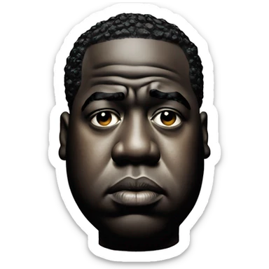 Notorious BIG sad sticker