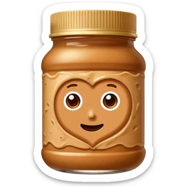biscoff peanut butter sticker