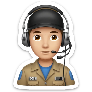 radio operator sticker