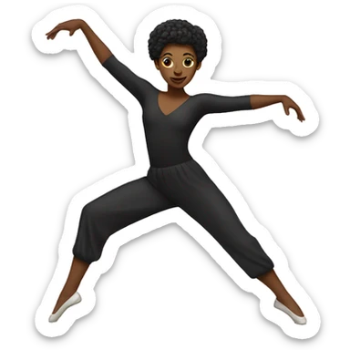 Contemporary dancer sticker