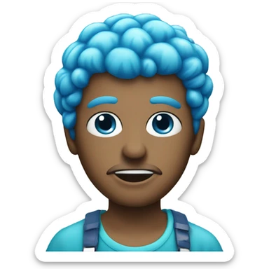 Blue raspberry slushy  sticker