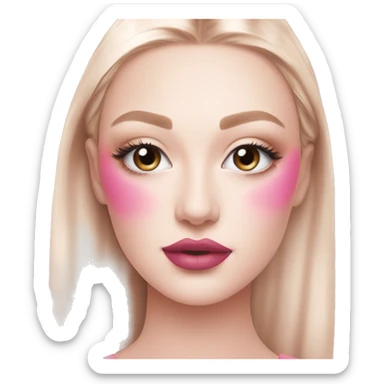 dior backstage pink blush sticker