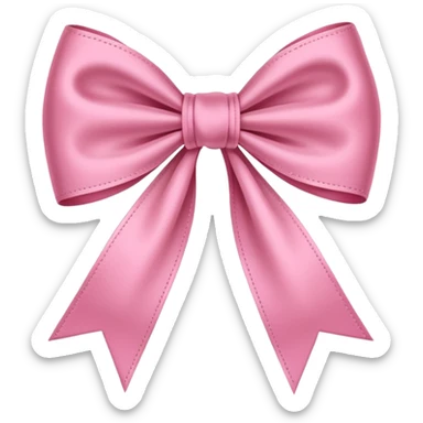 Coquette ribbon sticker