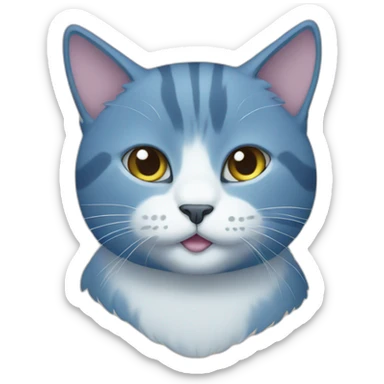 bluecat sticker